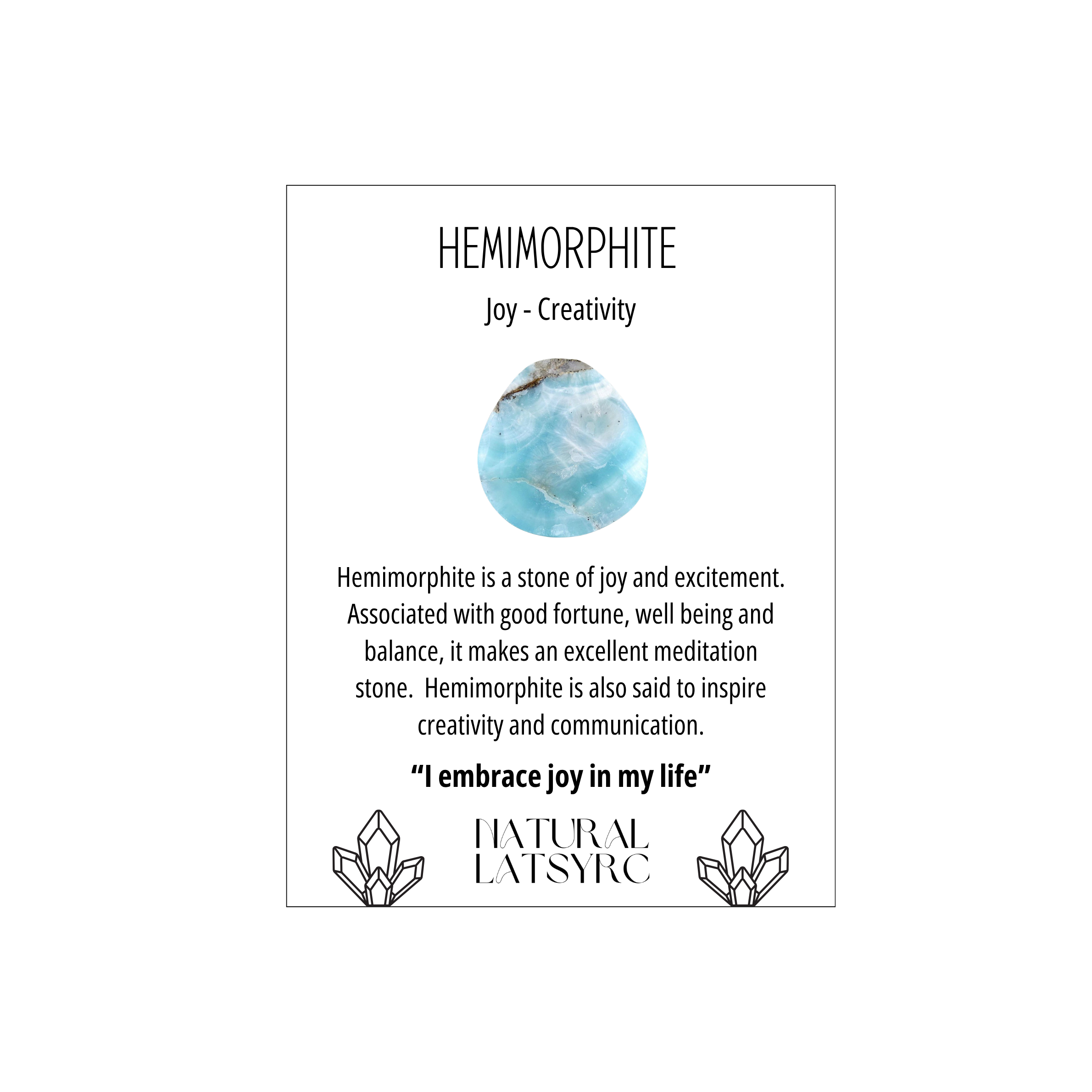 Hemimorphite Sphere