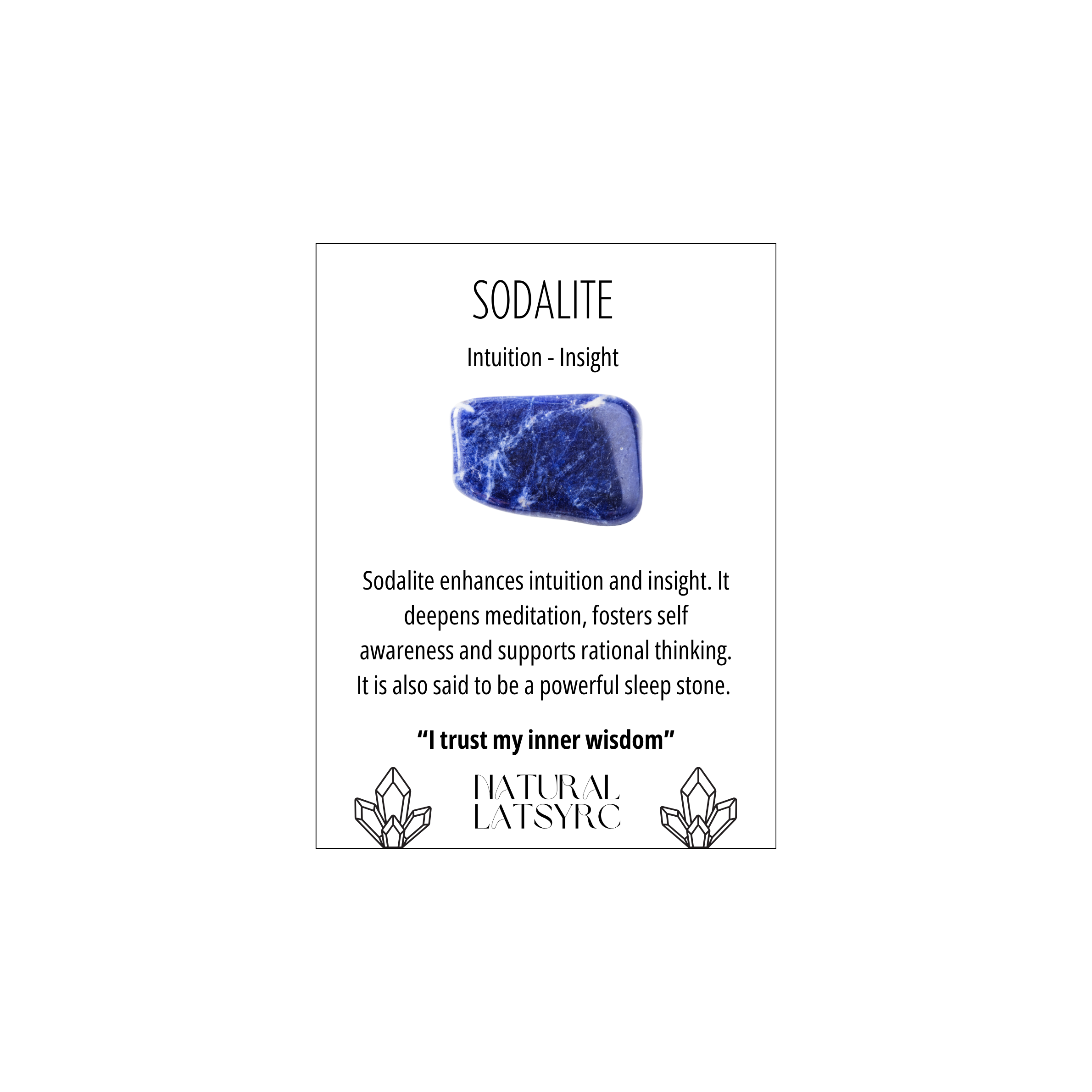 Sodalite Tumble