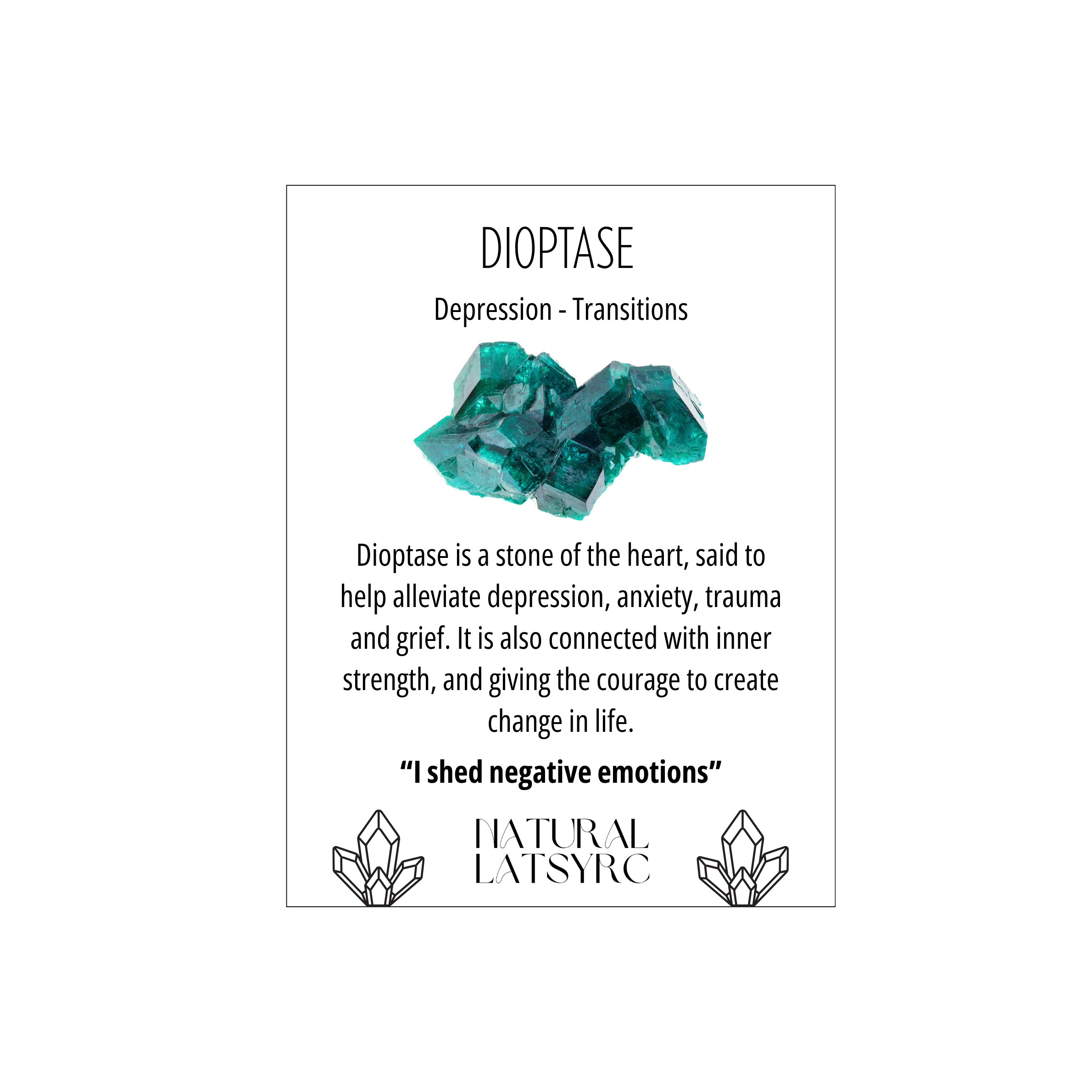 Dioptase Specimen
