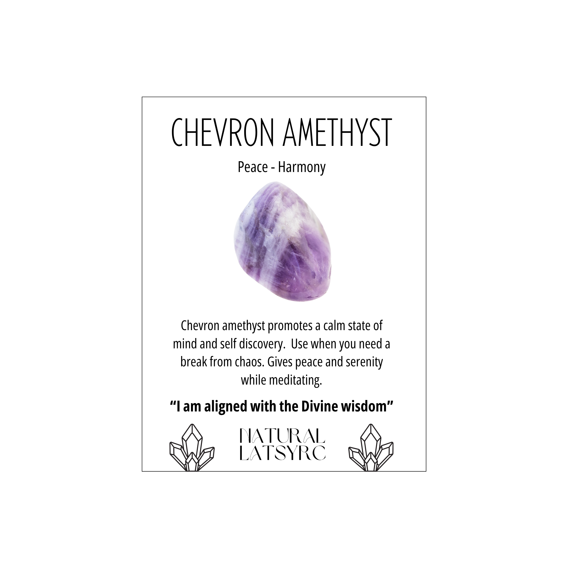 Chevron Amethyst Tower