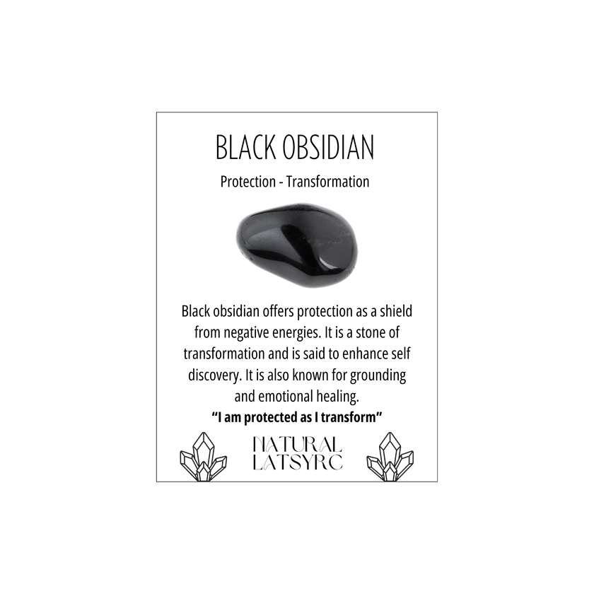 Black Obsidian Rough Stone