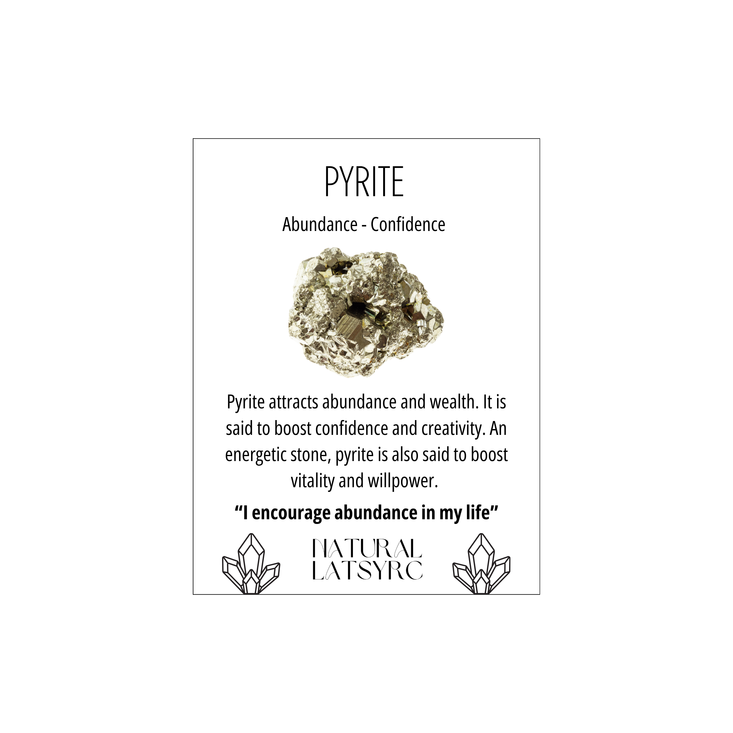 Pyrite Crystal Bracelet Rounded