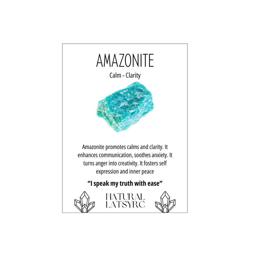 Amazonite Crystal Bracelet Rounded