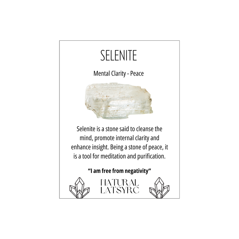 Double Terminated Selenite Point