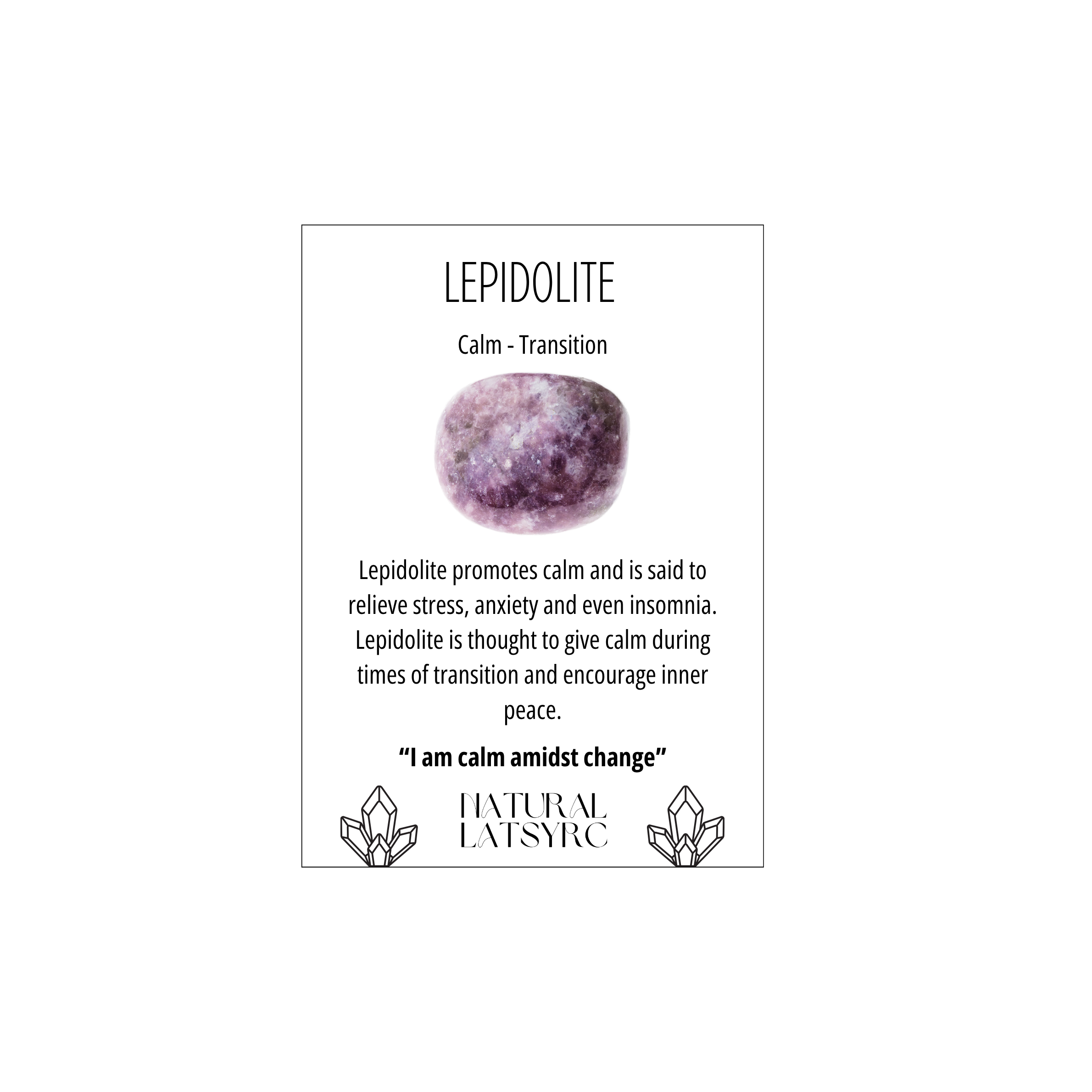 Lepidolite Tumble