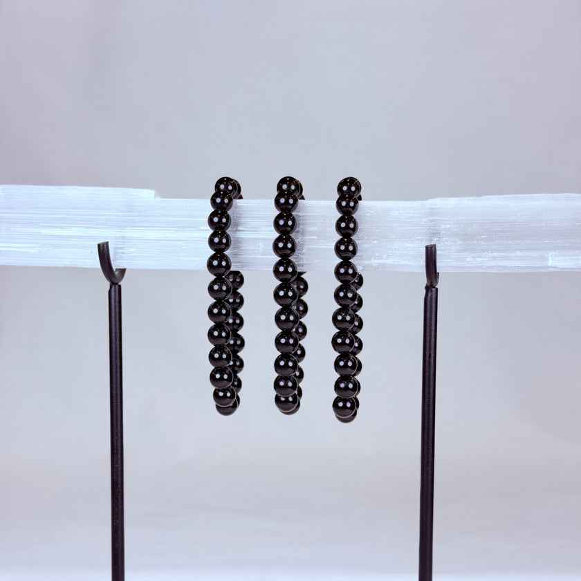 Red Garnet Crystal Bracelet Rounded