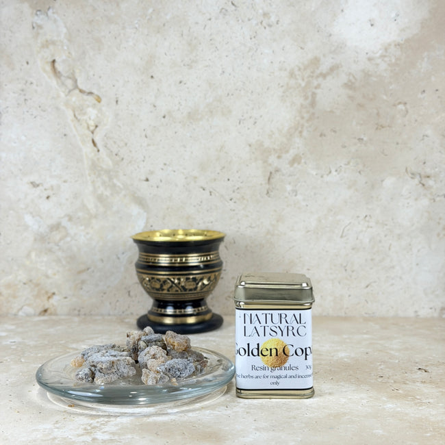 Golden Copal Resin Granules