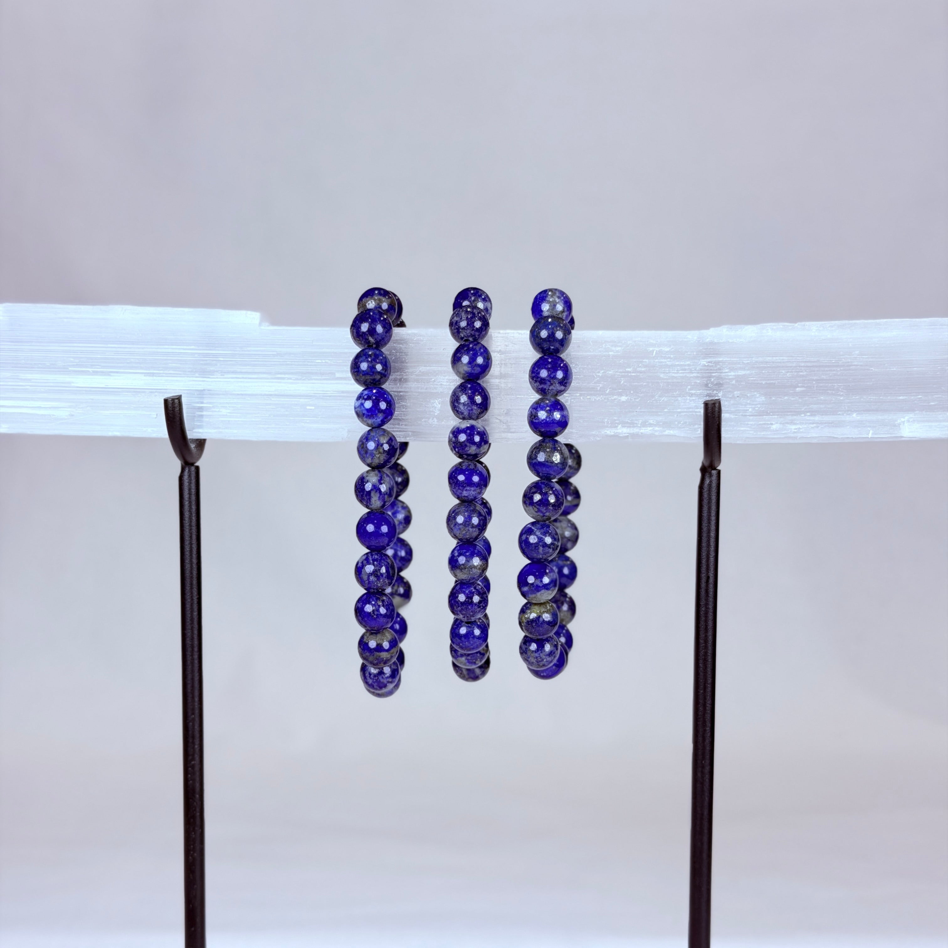 Lapis Lazuli Crystal Bracelet Rounded