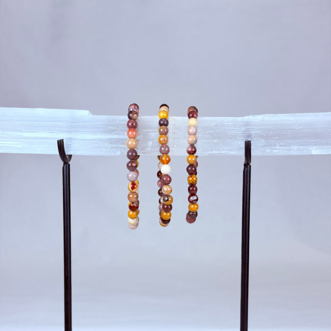 Moookaite Crystal Bracelet Rounded