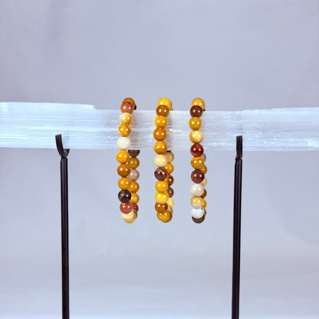 Moookaite Crystal Bracelet Rounded
