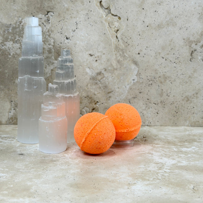 Orange Sherbet Neon Bath Bomb