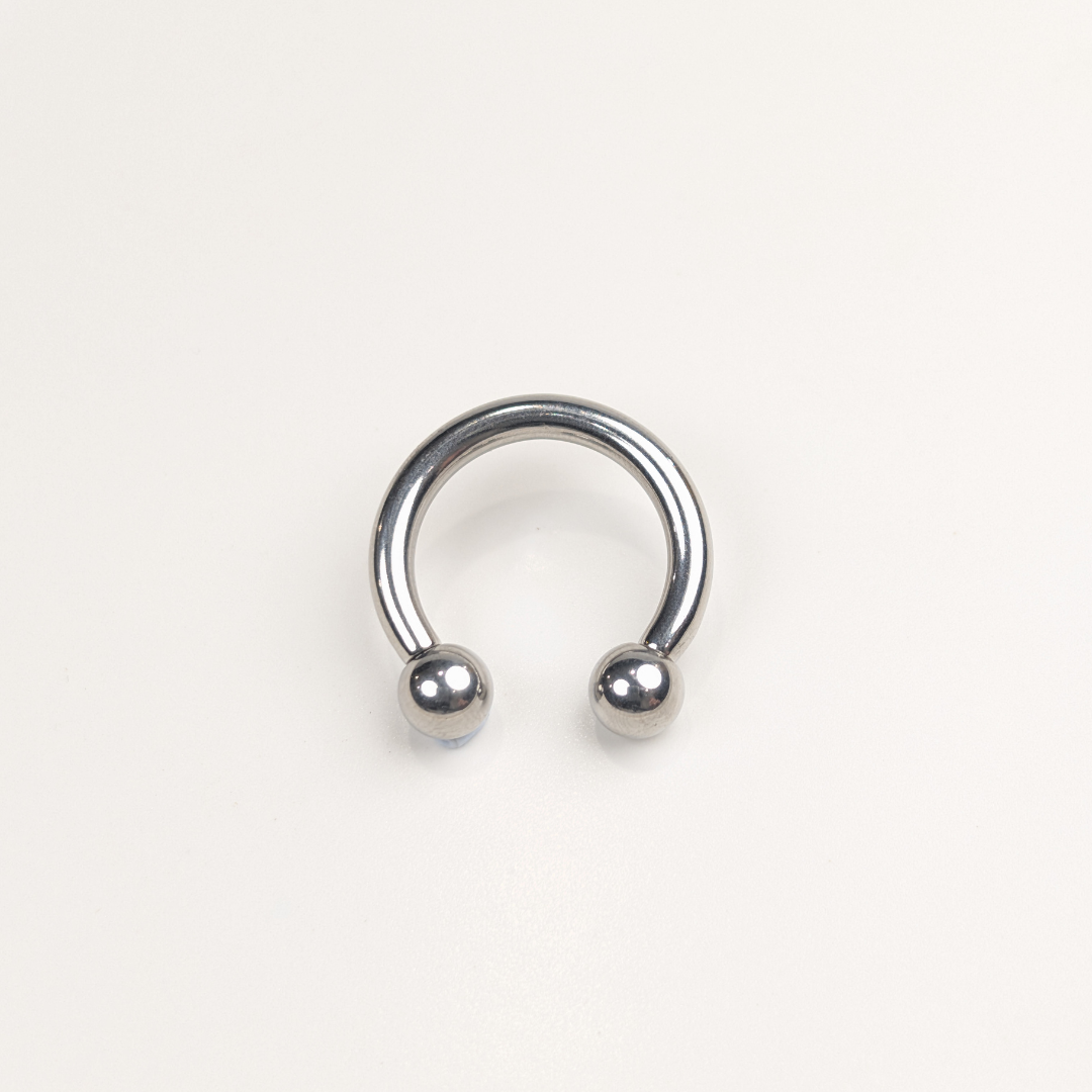 Stainless Steel Horseshoe Hoop - 15mm
