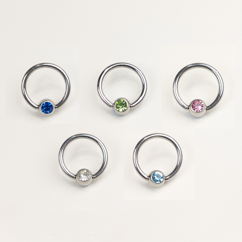 Stainless Steel CBR Captive Bead Ring