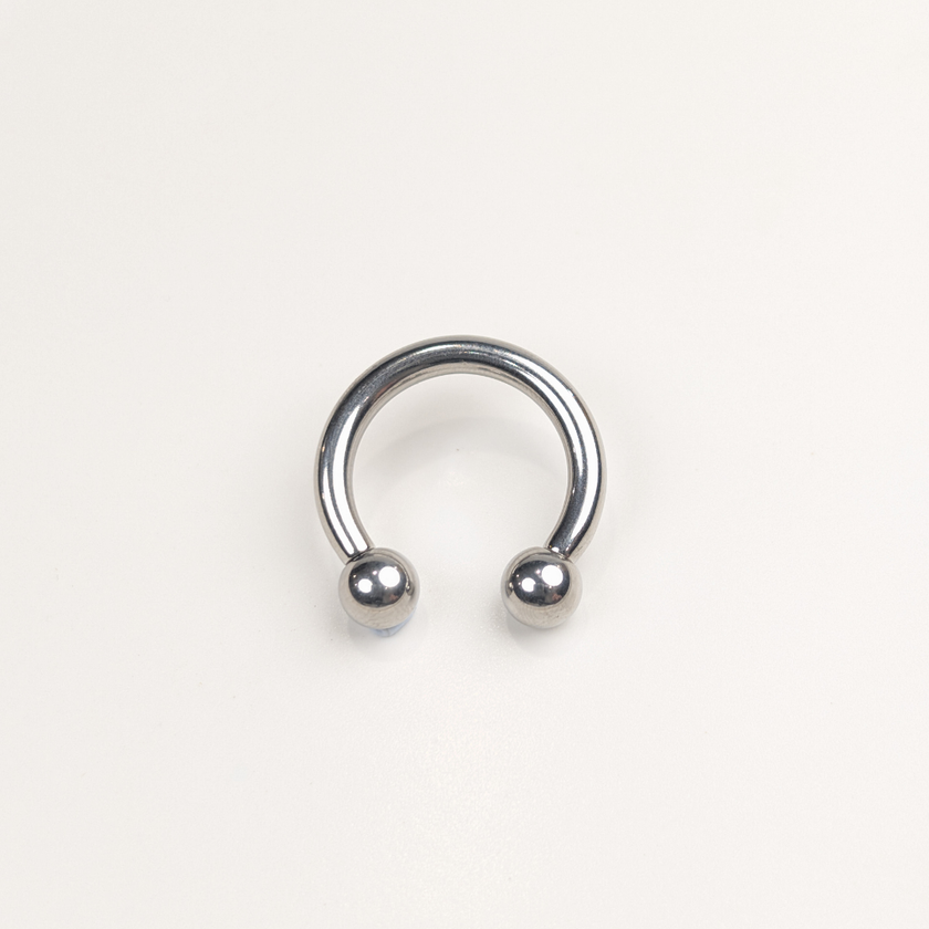 Stainless Steel Horseshoe Hoop - 15mm